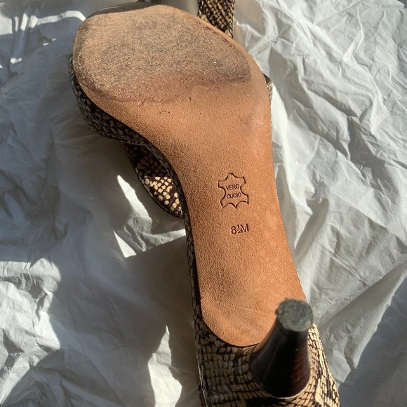 Via Spiga SnakeSkin Heels - Picture 3 of 5